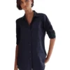 Lauren Ralph Lauren Roll-Tab-Sleeve Linen Shirt | Shirts & Tops