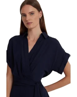 Lauren Ralph Lauren Belted Crepe Dress | Dresses -Lauren Ralph Store 71issOagSL. AC SR736920
