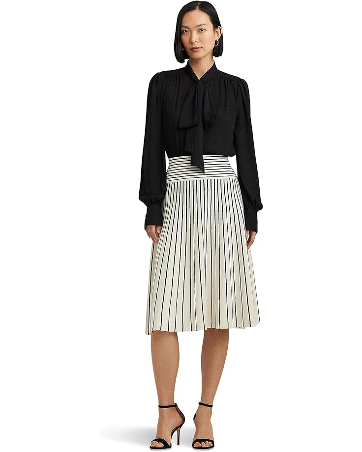 Lauren Ralph Lauren Striped Cotton-Blend Midi Skirt | Skirts 4 Lauren Ralph Lauren Striped Cotton-Blend Midi Skirt | Skirts - Image 4