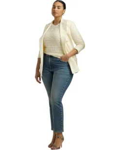Lauren Ralph Lauren Plus Size High-Rise Straight Ankle Jeans -Lauren Ralph Store 71jnGQcSx3L. AC SR736920