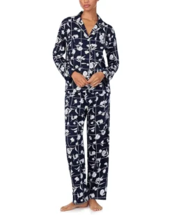 Lauren Ralph Lauren Long Sleeve Woven Notch Pj Set | Sleepwear -Lauren Ralph Store 71kWNH87CYL. AC SR736920