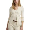 Lauren Ralph Lauren Ribbed V-Neck Cardigan | Sweaters