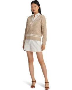 Lauren Ralph Lauren Cable-Knit Cricket Sweater | Sweaters -Lauren Ralph Store 71loasP4 PL. AC SR736920