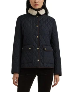Lauren Ralph Lauren Quilt Berber Trim W Cord | Coats & Outerwear -Lauren Ralph Store 71lxJoajFyL. AC SR736920