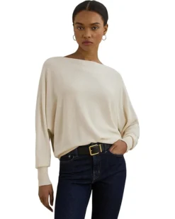 Lauren Ralph Lauren Cotton-Blend Dolman-Sleeve Sweater | Sweaters -Lauren Ralph Store 71m4SCSCA0L. AC SR736920