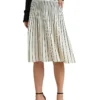 Lauren Ralph Lauren Striped Cotton-Blend Midi Skirt | Skirts
