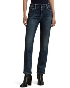 Lauren Ralph Lauren High-Rise Straight Ankle Jeans