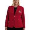 Lauren Ralph Lauren Plus Size Bullion Jacquard Blazer | Coats & Outerwear
