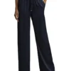 Lauren Ralph Lauren Satin Charmeuse Wide-Leg Pants