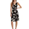 Lauren Ralph Lauren Floral Surplice Jersey Sleeveless Dress | Dresses