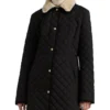 Lauren Ralph Lauren Quilt 3/4 W Berber | Coats & Outerwear