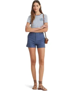 Lauren Ralph Lauren Petite Striped Stretch Cotton Crew Neck Tee | Shirts & Tops -Lauren Ralph Store 71slDmf3C2L. AC SR736920