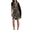 Lauren Ralph Lauren Floral Bubble Crepe Cap-Sleeve Dress | Dresses