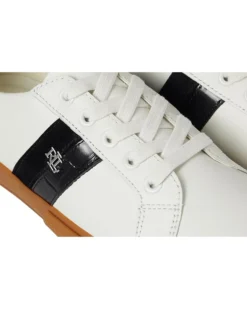 Lauren Ralph Lauren Janson II Suede-Trim Leather Sneakers | Sneakers & Athletic Shoes -Lauren Ralph Store 71w4geiR4sL. AC SR736920
