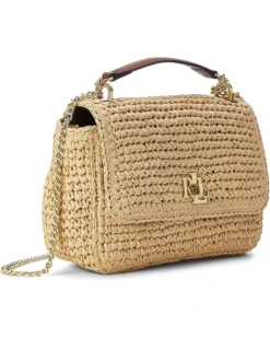Lauren Ralph Lauren Woven Straw Medium Sophee Bag | Handbags