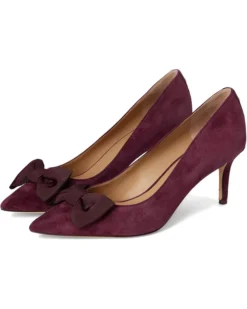 Lauren Ralph Lauren Lanette Bow-Trim Suede Pumps | Heels -Lauren Ralph Store 71xSaYd880L. AC SR736920