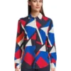 Lauren Ralph Lauren Classic Fit Print Crepe Shirt | Shirts & Tops