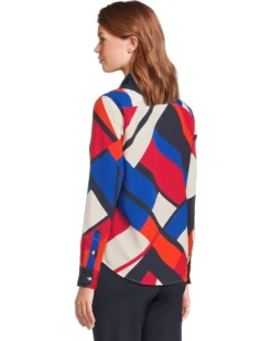 Lauren Ralph Lauren Petite Classic Fit Print Crepe Shirt | Shirts & Tops -Lauren Ralph Store 71yLH3IfpzL. AC SR736920