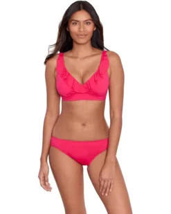 Lauren Ralph Lauren Beach Club Solids Ruffle Underwire Bikini Top | Shirts & Tops