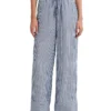Lauren Ralph Lauren Pinstripe Linen Wide-Leg Pants | Jeans