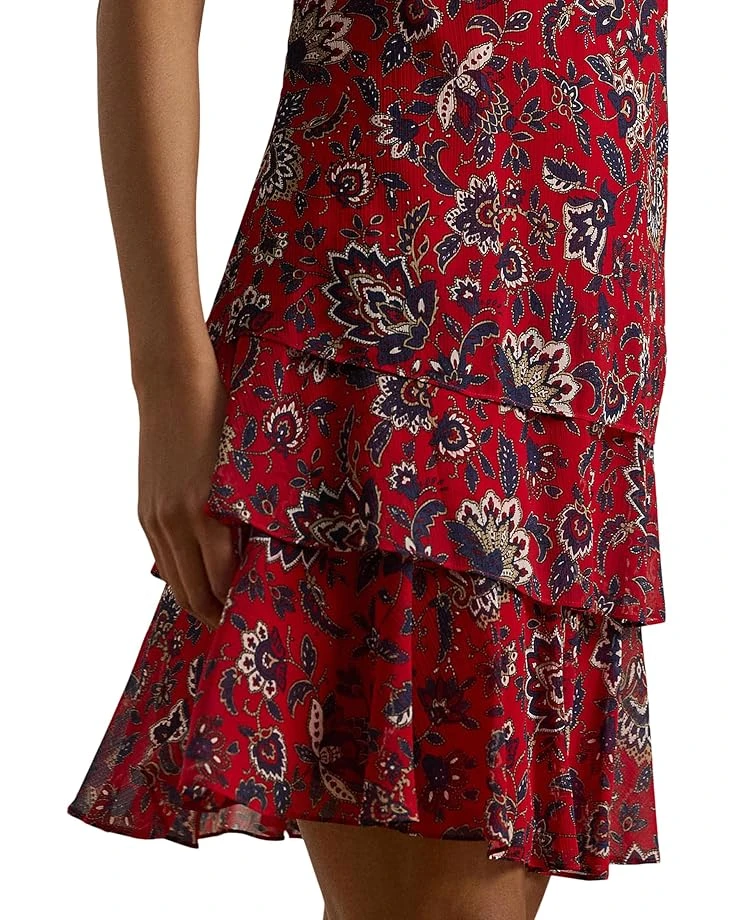 Lauren Ralph Lauren Floral Crinkle Georgette Shift Dress | Dresses 3 Lauren Ralph Lauren Floral Crinkle Georgette Shift Dress | Dresses - Image 3