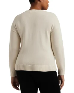 Lauren Ralph Lauren Plus Size Paisley Stretch Cotton Long-Sleeve Tee | Shirts & Tops -Lauren Ralph Store 812MHA1y4lL. AC SR736920