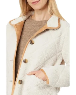 Lauren Ralph Lauren Shrt 2 Front Pockets Quilt Faux Shearlin | Coats & Outerwear -Lauren Ralph Store 813 K JL6NL. AC SR736920