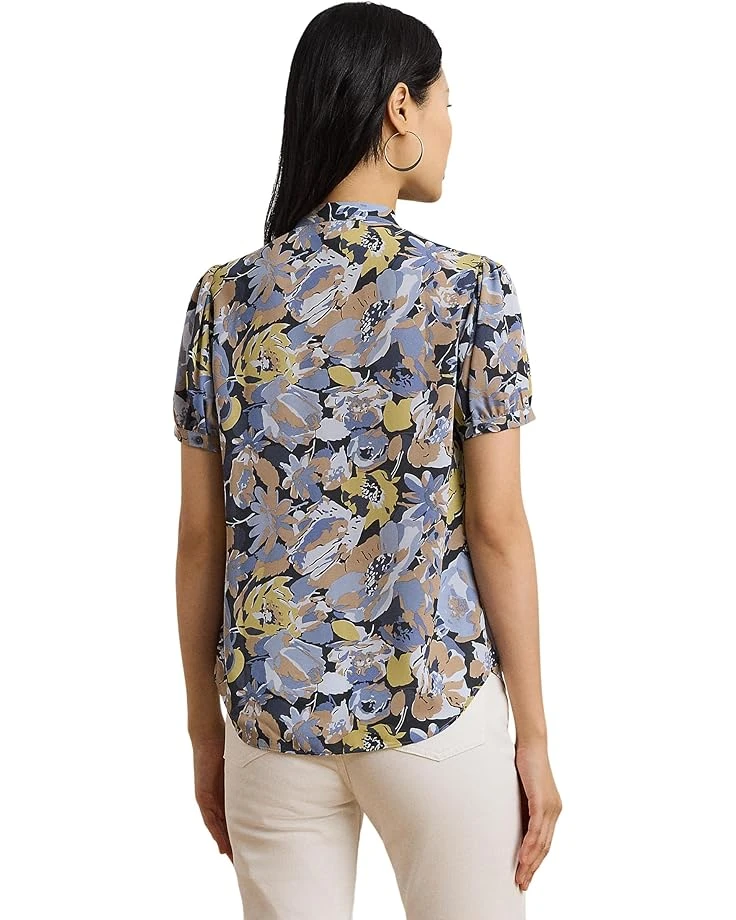 Lauren Ralph Lauren Floral Georgette Puff Sleeve Shirt | Shirts & Tops 2 Lauren Ralph Lauren Floral Georgette Puff Sleeve Shirt | Shirts & Tops - Image 2