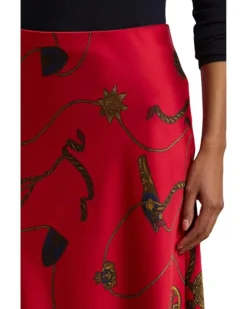 Lauren Ralph Lauren Belting-Print Satin Charmeuse Midi Skirt | Skirts -Lauren Ralph Store 81BARqec5pL. AC SR736920