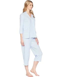 Lauren Ralph Lauren Essentials Bingham Knits Capri PJ Set | Sleepwear -Lauren Ralph Store 81BtBvAopbL. AC SR736920