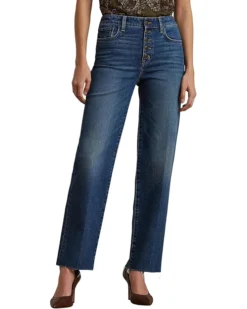 Lauren Ralph Lauren High-Rise Relaxed Straight Ankle Jeans