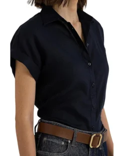 Lauren Ralph Lauren Petite Linen Short-Sleeve Shirt | Shirts & Tops -Lauren Ralph Store 81Er8UbNk3L. AC SR736920