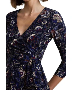Lauren Ralph Lauren Floral Surplice Stretch Jersey Dress | Dresses -Lauren Ralph Store 81FGjCe25PL. AC SR736920