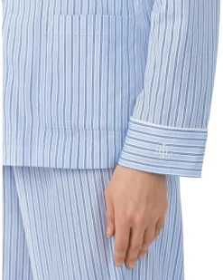 Lauren Ralph Lauren Organic Cotton Long Sleeve Notch Collar PJ Set | Sleepwear -Lauren Ralph Store 81GDuMgejgL. AC SR736920