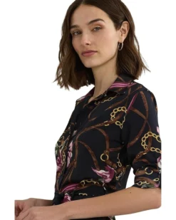 Lauren Ralph Lauren Print Crepe Shirtdress | Dresses -Lauren Ralph Store 81IWKS066kL. AC SR736920
