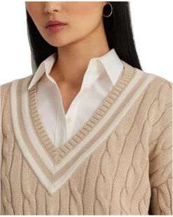 Lauren Ralph Lauren Cable-Knit Cricket Sweater | Sweaters -Lauren Ralph Store 81KhLiWoHQL. AC SR736920