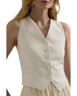 Lauren Ralph Lauren Cotton Canvas Vest | Coats & Outerwear -Lauren Ralph Store 81MFEF7MaZL. AC SR736920