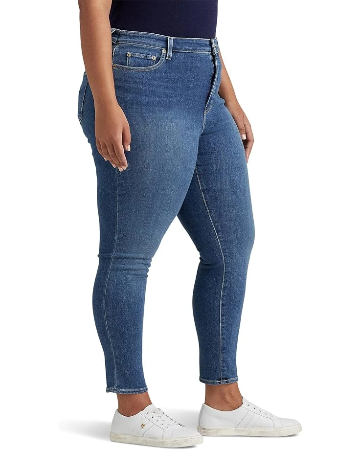 Lauren Ralph Lauren Plus Size Mid-Rise Straight Ankle Jeans 2 Lauren Ralph Lauren Plus Size Mid-Rise Straight Ankle Jeans - Image 2