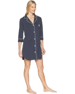 Lauren Ralph Lauren Essentials Bingham Knits Sleep Shirt | Sleepwear -Lauren Ralph Store 81PH6zV xjL. AC SR736920