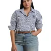 Lauren Ralph Lauren Plus Size Kotta Long Sleeve Button Front Shirt | Shirts & Tops