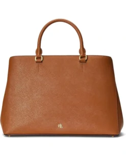 Lauren Ralph Lauren Crosshatch Leather Large Hanna Satchel | Handbags -Lauren Ralph Store 81UUGVeIDML. AC SR736920