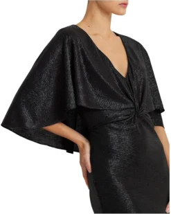 Lauren Ralph Lauren Metallic Knit Twist-Front Cape Gown | Dresses 7 Lauren Ralph Lauren Metallic Knit Twist-Front Cape Gown | Dresses -Lauren Ralph Store 81ZAV6UynL. AC SR736920