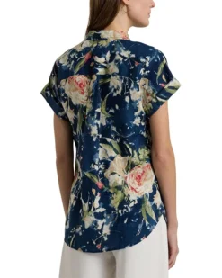 Lauren Ralph Lauren Relaxed Fit Floral Short-Sleeve Shirt | Shirts & Tops -Lauren Ralph Store 81m8WUGEkKL. AC SR736920