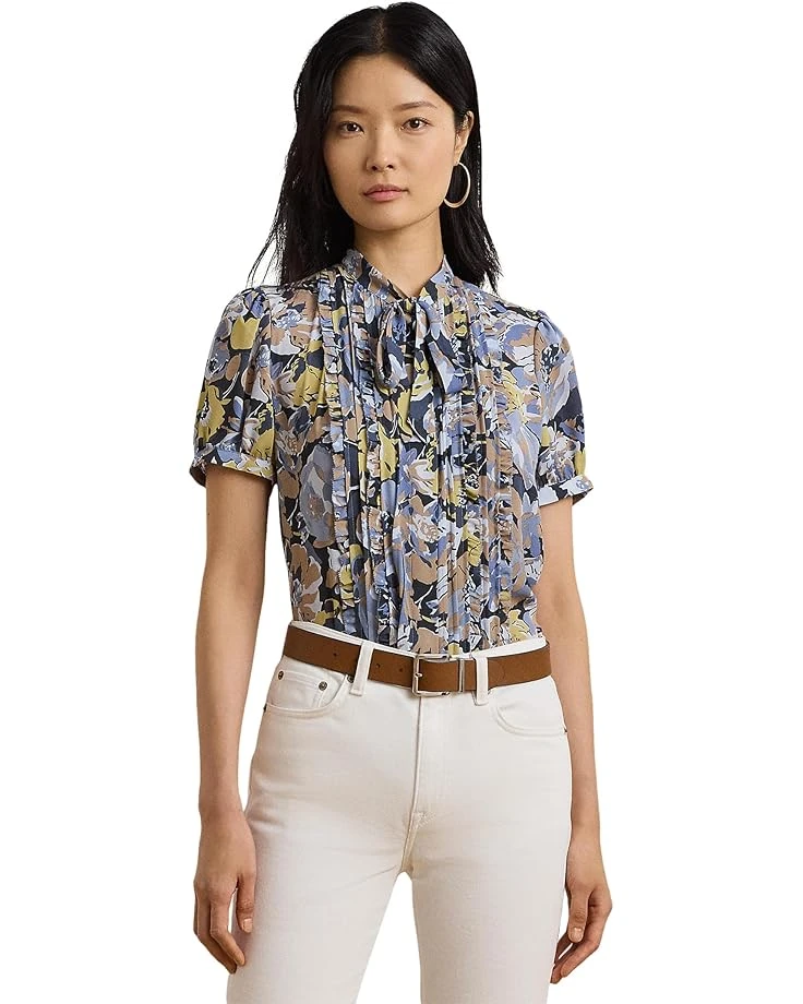 Lauren Ralph Lauren Floral Georgette Puff Sleeve Shirt | Shirts & Tops 1 Lauren Ralph Lauren Floral Georgette Puff Sleeve Shirt | Shirts & Tops