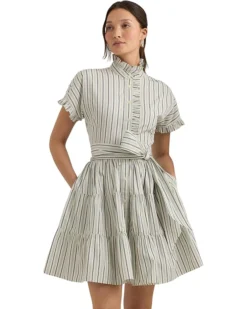 Lauren Ralph Lauren Striped Cotton Broadcloth Shirtdress | Dresses