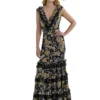 Lauren Ralph Lauren Floral Ruffle-Trim Georgette Gown | Dresses