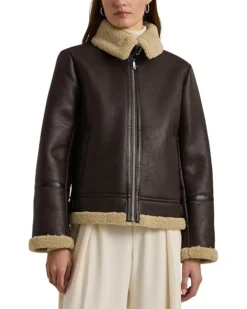 Lauren Ralph Lauren F Shearling Nappa 24" | Coats & Outerwear -Lauren Ralph Store 81wlRovkUL. AC SR736920