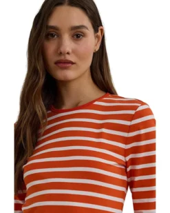 Lauren Ralph Lauren Striped Stretch Cotton Long-sleeve Tee | Shirts & Tops -Lauren Ralph Store 81zU4e1uiML. AC SR736920