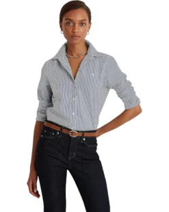 Lauren Ralph Lauren Long Sleeve Button Front Shirt | Shirts & Tops -Lauren Ralph Store 81ziFI1LBYL. AC SR736920