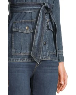 Lauren Ralph Lauren Petite Belted Denim Shirt Jacket | Coats & Outerwear -Lauren Ralph Store 910f9zmBZPL. AC SR736920